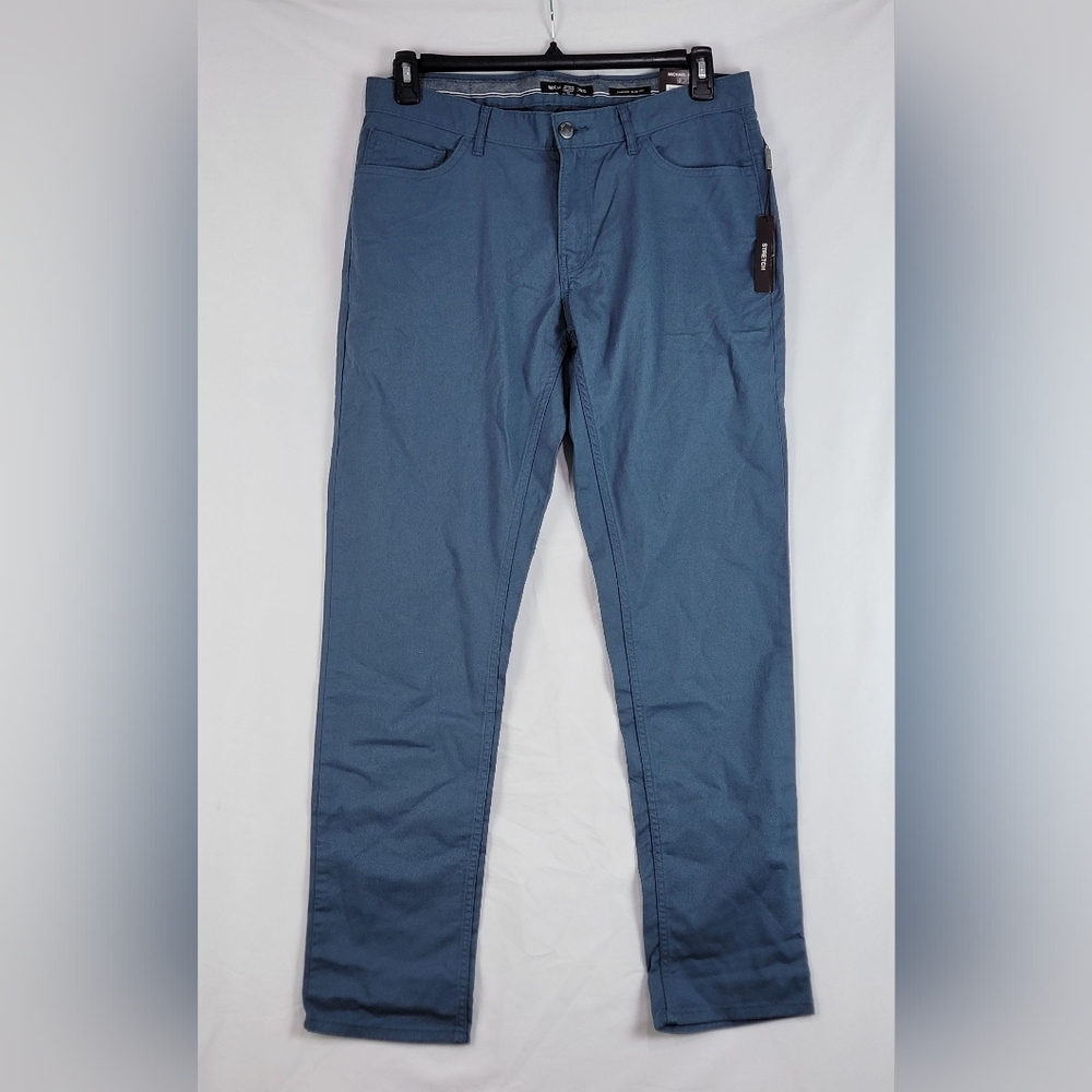 $90 Michael Kors Mens Parker Slim-Fit Stretch Pants - Picture 2 of 9